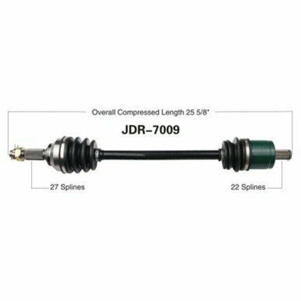 Wide Open OE Replacement CV Axle for GATOR FRONT L HPX 4X4 9-17/XUV620i/850D JDR-7009